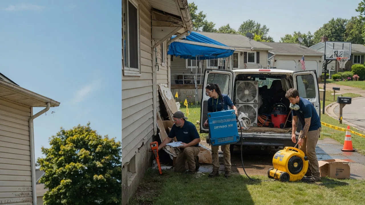 Ceiling Leak Cleanup in Honeoye Falls, NY near me